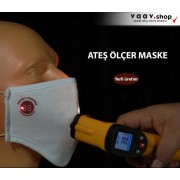 Ateş Ölçer Yıkanabilir Maske